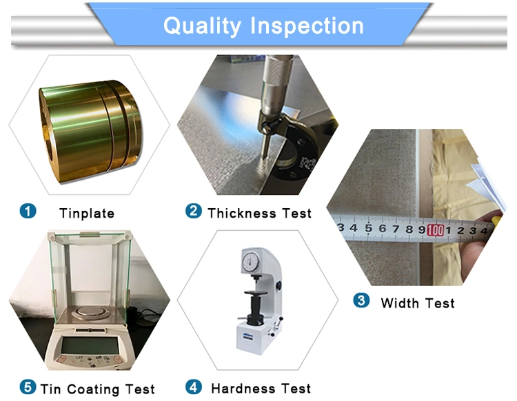 T3 Temper SPTE Tin Plate Steel Electrolytic Tinplate Sheet